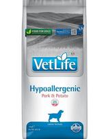 FARMINA VetLife Hypoallergenic Pork Potato sausas ėdalas suaugusiems šunims 12kg