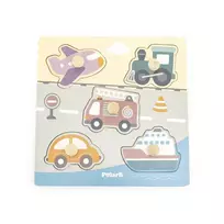 Viga 44069 PolarB Dėlionė su rankenėlėmis – Transportas