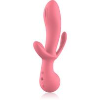 Dream Toys Amour Triple Pleasure Clair klitorį stimuliuojantis vibratorius 21.5 cm