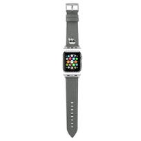 Karl Lagerfeld Saffiano Silver Strap for Apple Watch 38/40/41mm by Karl Heads