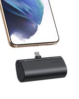 VEGER power bank 5000 mAh with built-in Type C connector, PD, QC3.0, 3A, 20W, PlugOn (W0556), black