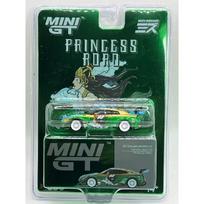 Mini GT Modeliukas LB Silhouette Works Nissan GT 35GT-RR Ver.2 *RORO*, green/blue
