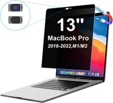 Magnetinis privatumo ekranas, skirtas „MacBook Pro 13“ (Išleistas 2016-2022 m) Anti Blue Light apsauginis ekrano filtras su fotoaparato dangteliu(A2251/A2338 M1/A2338 M2)