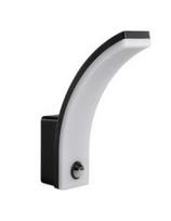 Maclean LED lempa su judesio jutikliu, PIR judesio jutiklis, juoda, 20W, IP65, 2000lm, neutrali balta spalva (4000K) MCE512 B