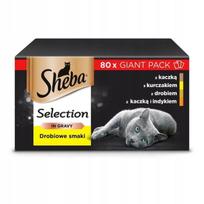 Sheba Selection su antiena, vištiena, paukštiena, kalakutiena, 80x85g