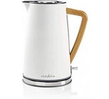 Ecost prekė po grąžinimo Nedis KAWK510EWT virdulys | 1,7 l | Soft Touch | Balta