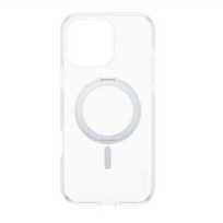 CARE Feature Case | Back cover | Apple | iPhone 16 Pro Max | Recycled plastic | Silver | Kickstand  and  MagSafe