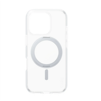 CARE Feature Case | Back cover | Apple | iPhone 16 PRO | Recycled plastic | Silver | Kickstand  and  MagSafe