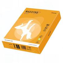 Spalvotas popierius Maestro A4 80g AG10, šviesiai oranžinė spalva