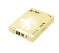 Spalvotas popierius Maestro A4 80g YE23, šviesiai geltona