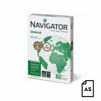 Biuro popierius Navigator A5 80g. 500 lapų