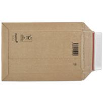 Gofruoto kartono vokas 175x250 mm, A5, rudas 1 vnt, FSC Mix 70%