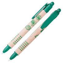 Automatinis tušinukas Ico Green Paperpen 0,8 mm, mėlyna šerdelė