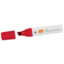 Žymeklis baltai lentai NOBO Glide Large Chisel, kirstu galu, 10mm brėžis, raudonas