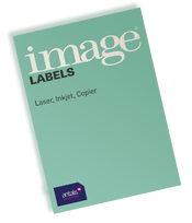 Lipnios etiketės 99,1x38,1mm, Image Labels, 100 lapų, 14 lipdukų lape, 100 lapų, baltos spalvos, (apvalinti kampai)