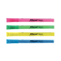 Magnetinės lentos žymekliai NOBO Neon, 4 spalvų