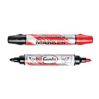 Žymeklis baltai lentai Dual-Tip Forofis juodas-raudonas, 3mm, apvaliu galiuku