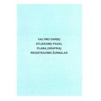 Valymo darbų atliekamų pagal planą (grafiką) registravimo žurnalas