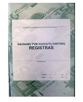 Gaunamų PVM sąskaitų-faktūrų registras A4, 48 lapų