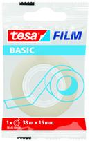 Lipni juosta TESA Film Basic, 15mm x 33m, skaidri