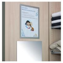 Rėmelis dokumentams DURABLE DURAFRAME® A4,  (pak. -2 vnt.), sidabrinis