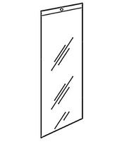 Pakabinamas kainų etiketės vokelis 40x75mm