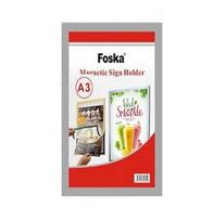 Lipnus magnetinis rėmelis A3, sidabro spalvos