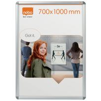 Pakabinamas informacinis rėmelis atlenkiamais kraštais NOBO 70x100 cm