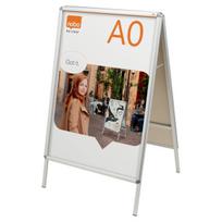 Informacinis reklaminis stovas atlenkiamais kraštais NOBO A0