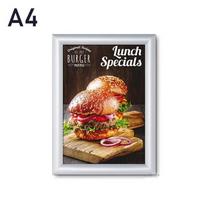 Pakabinamas informacinis rėmelis atlenkiamais kraštais, A4 25mm