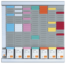Nobo savaitės planavimo lenta T-Card planning kit 24, 2911080