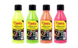 Tempera dažai JOVI, 250ml, rožinės sp., fosforiniai