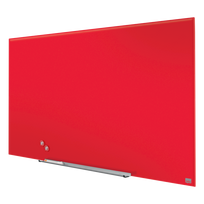 Stiklinė magnetinė lenta NOBO Impression Pro Glass 57", raudona (126x71 cm)
