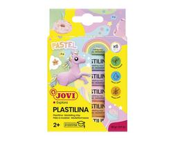 Plastilinas JOVI, 15 g, 6 pastelinės spalvos