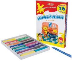 Plastilinas GAMMA, 16 sp. po 20g, su peiliuku