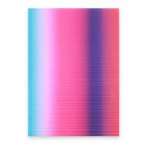 Kartonas gofruotas A4 10l. RAINBOW