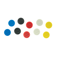 Magnetai NOBO 32mm, 10 vnt, įvairių spalvų