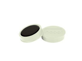 Magnetai NOBO strong, 38 mm, 10 vnt., balta sp.