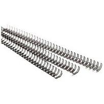 Metalinės įrišimo spiralės 10mm, 100vnt, juodos ( iki 65 lapų )