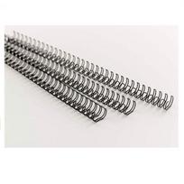 Metalinės įrišimo spiralės 11mm, 100vnt, juodos ( iki 80lapų )