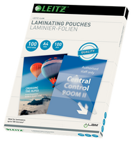 Laminavimo vokeliai Leitz, A4, 100 mik., 100 vnt 33826