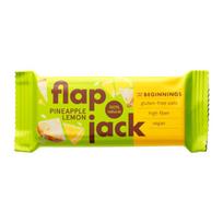 Batonėlis FLAPJACK su ananasais ir citrinomis, veganiškas, be gliuteno, be laktozės, 60 g
