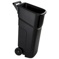 Plastikinis konteineris, su ratukais, Vileda Atlas, juodas, 100l, 137696