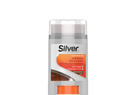 Batų tepalas su kempinėle Silver Comfort, 50 ml, rudas