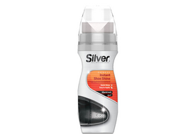 Emulsinis batų tepalas su kempinėle Silver, 75ml, juodas