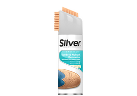 Atnaujinimo priemonė Silver renovator  žomšui ir nubukui, su šepetėliu, 200ml, bespalvis