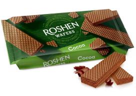 Vafliai ROSHEN WAFERS, su kakava, 216g