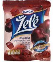 Želė KLINGAI, vyšnių skonio, 80 g