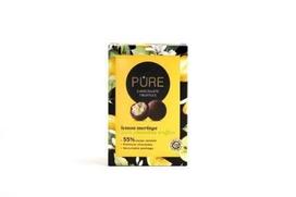 Tamsaus šokolado triufeliai PURE su citrininiu meringue kremo įdaru 148g