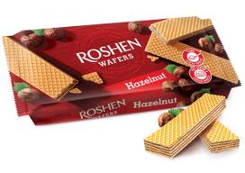 Vafliai "Roshen Wafers" riešutiniai, 216g